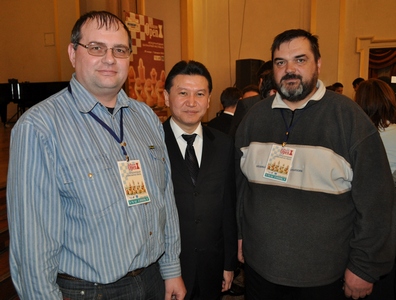 Viktor Zaitsev, Kirsan Ilumzhinov, Aleksandr Bulavka
