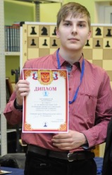 Член сборной России по решению Алексей Попов стал гроссмейстером России